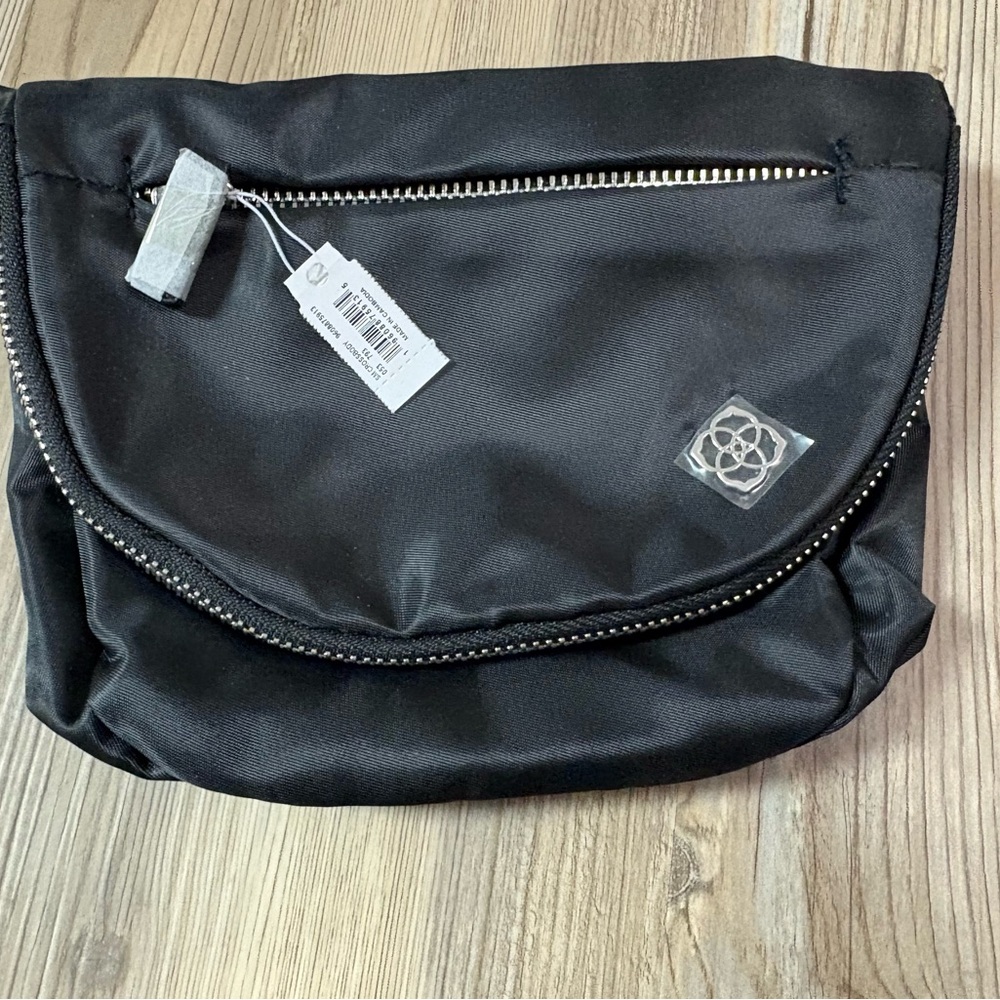 Kendra Scott Black Crossbody Bag with Silver Accents
